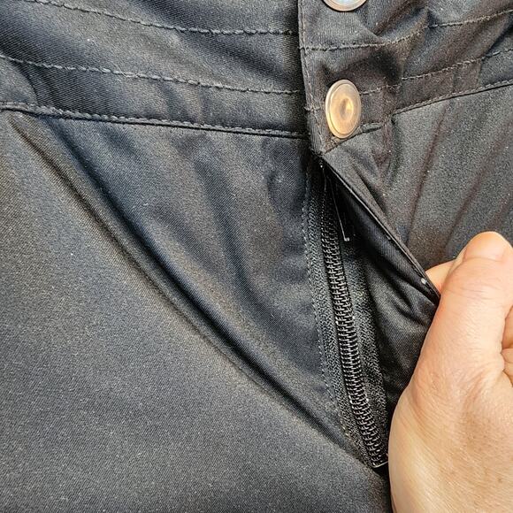 Columbia Bugaboo II Ski Snow Pants Size M Black Omni-Heat Pockets Warm Winter - Picture 6 of 13